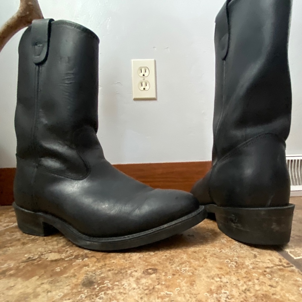 Men’s 11D black western boot - Double H Ranchwell